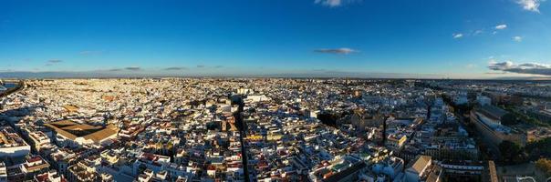 sevilla stad antenn se i sevilla provins av andalusien autonom gemenskap av spanien, Europa foto