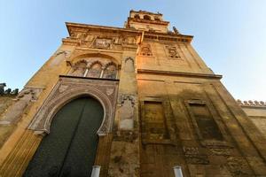 konverterad minaret klocktorn av de moské katedral av Cordoba, andalusien, Spanien foto