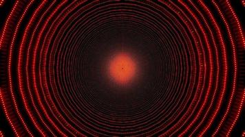 röda koncentriska cirklar 3D-illustration av kalejdoskopdesign för bakgrund eller tapeter foto