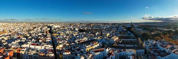 sevilla stad antenn se i sevilla provins av andalusien autonom gemenskap av spanien, Europa foto
