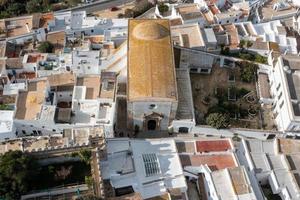 kyrka av de uppfattning i de stad Centrum iglesia de la begrepp , vejer de la frontera, costa de la luz, cadiz provins, andalusien, spanien, Västra Europa. foto