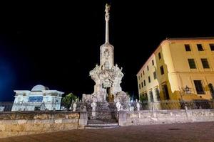 barock monument triumf av st. raphael san rafael i Cordoba, andalusien, Spanien foto