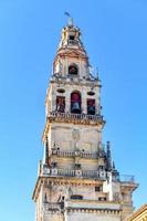 konverterad minaret klocktorn av de moské katedral av Cordoba, andalusien, Spanien foto