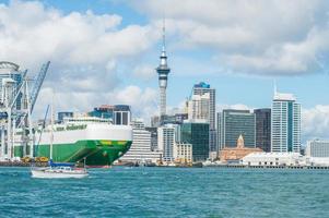 auckland de största stad i norr ö av ny själland. foto