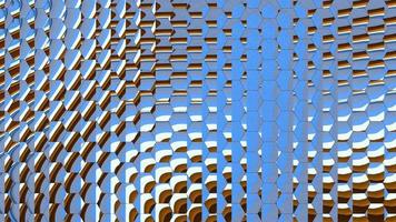 geometrisk färgrik sexhörning skala abstrakt glas fläck bakgrund tapet foto