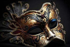 elegant mask av venetian karneval foto