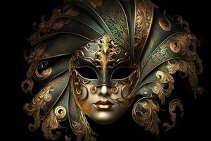 elegant mask av venetian karneval foto