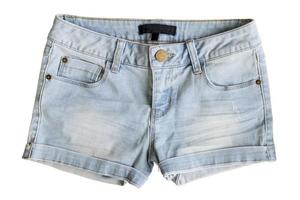 6302 blå shorts isolerat på en transparent bakgrund foto