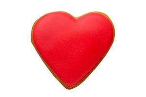 1527 röd hjärta kaka isolerat på en transparent bakgrund foto