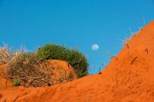 Australien röd jord detalj stänga upp foto