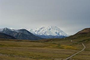 denali parkera montera mc kinley panorama foto