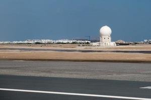 arabicum flygplats landning fält foto