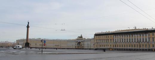 utsikt över vinterpalatset i heliga petersburg. foto