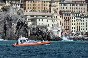 camogli, liguria, Italien pittoresk fiskare by foto