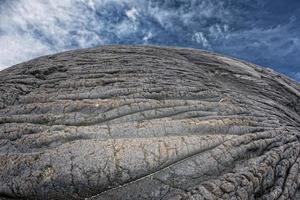 hawaiian svart lava Strand foto