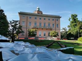 lugano, schweiz - juni 23 2019 - lugano stadens centrum på solig dag foto