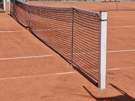 tennis fält netto detalj foto