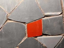 keramisk bricka vägg detalj foto