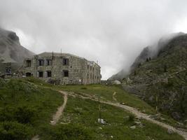 först värld krig wwi tyrolen museum falzarego passera foto