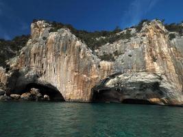 hav oxar grottor grotta del bue marino cala borta Italien foto