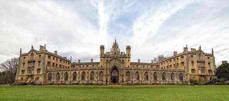 st john högskola cambridge ny domstol panorama foto