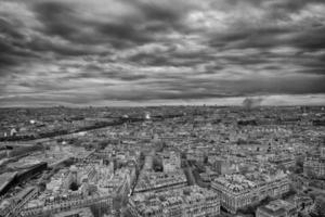 paris natt se från Turné eiffel foto