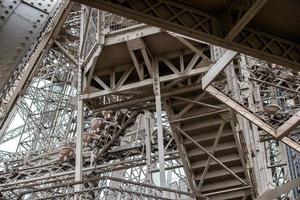 Turné eiffel paris torn symbol stänga upp detalj foto