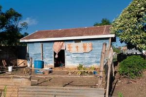 ruckel, shanty, hydda i tonga, polynesien foto