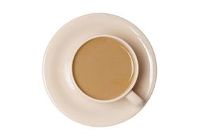 2741 beige kopp av kaffe isolerat på en transparent bakgrund foto