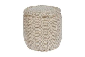 86 beige ottoman isolerat på en transparent bakgrund foto