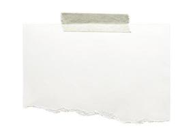 2737 vit papper skära isolerat på en transparent bakgrund foto