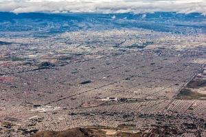 mexico city flygfoto stadsbild foto