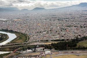 mexico city flygfoto stadsbild foto