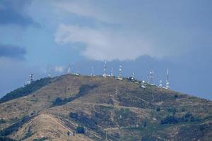 kommunikation utsända antenn fasce berg Italien foto