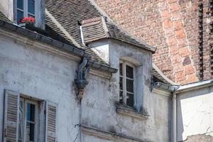 paris tak och byggnad Stadsutsikt foto