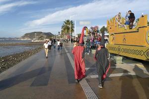 la paz, mexico - februari 22 2020 - traditionell baja kalifornien karneval foto