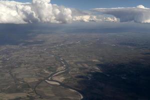 po flod dal Italien antenn se panorama foto