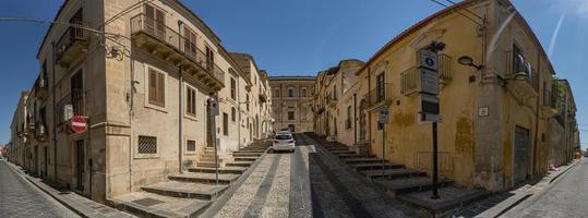 noto sicilien barock stad panorama foto