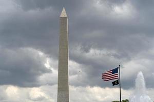 Washington minnesmärke obelisc monument i dc foto