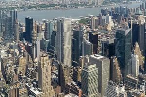 antenn ny york manhattan stadsbild foto