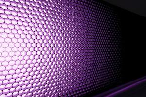panel av lila LED-belysning foto