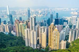 stadsbilden i Hong Kong City, Kina foto