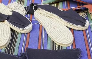 traditionell handgjort skor foto