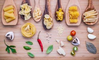 italiensk maträtt koncept foto