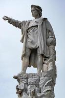 christopher columbus staty i Italien foto