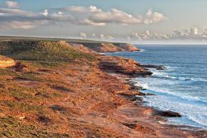 kalbarri batavia kustklippor vid havet foto