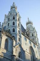 wien gammal stad 16: e århundrade st. Stephens katedral spiror foto