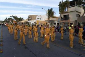 la paz, mexico - februari 22 2020 - traditionell baja kalifornien karneval foto