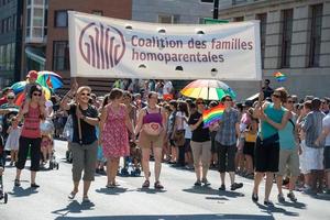 montreal, kanada - augusti, 18 2013 - Gay stolthet parad foto