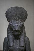 egyptisk staty detalj foto
